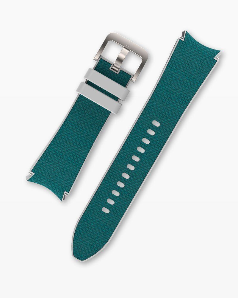 Hybrid Fabric Tide Green/Grey for Samsung - Strap Studio